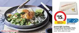 Coles Austral MSC Certified Thawed Blue Grenadier Fillets offer