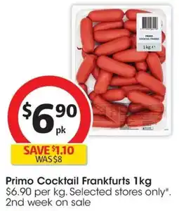 Coles Primo Cocktail Frankfurts offer