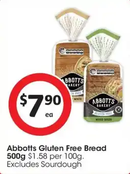 Coles Abbotts Gluten Free Bread offer