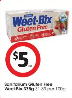Coles Sanitarium Gluten Free Weet-Bix offer