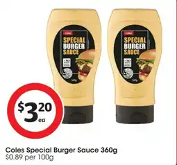 Coles Coles Special Burger Sauce offer