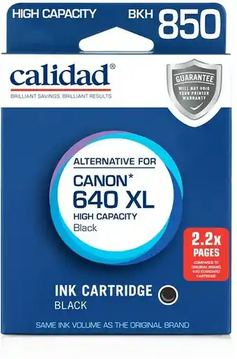 BIG W Calidad Canon 640XL - Black offer