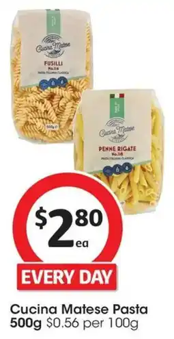 Coles Cucina Matese Pasta offer