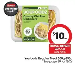 Coles Youfoodz Regular Meal offer
