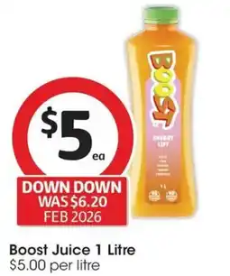 Coles Boost Juice offer