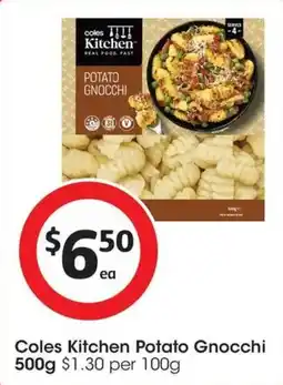 Coles Coles Kitchen Potato Gnocchi offer