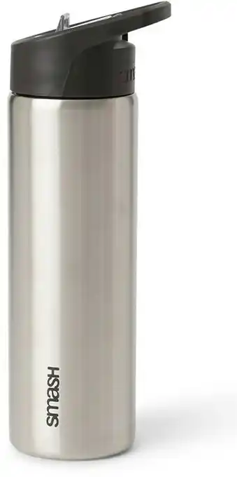 BIG W Smash Stainless Steel Sipper Bottle 750ml offer