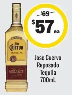 Coles Jose Cuervo Reposado Tequila offer