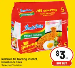 IGA Indomie Mi Goreng Instant Noodles Selected Varieties offer