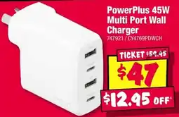 JB Hi-Fi PowerPlus 45W Multi Port Wall Charger offer