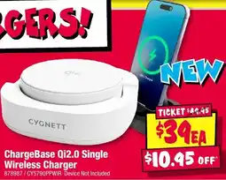 JB Hi-Fi ChargeBase Qi2.0 Single Wireless Charger offer