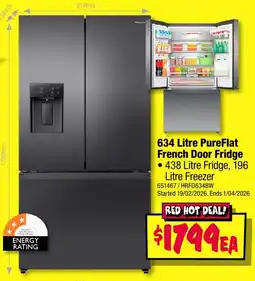JB Hi-Fi PureFlat French Door Fridge offer