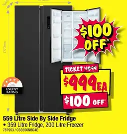 JB Hi-Fi Side By Side Fridge offer