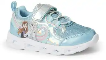BIG W Disney Kids Frozen Light Up Shoes - Light Blue offer
