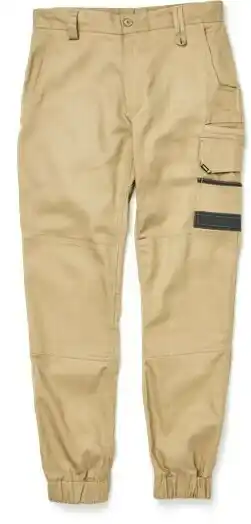 BIG W Tradie Mens Flex Cargo Cuffed Pant - Khaki offer
