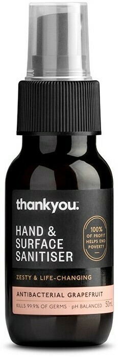 Thankyou Antibacterial Grapefruit Hand Surface Sanitiser Spray