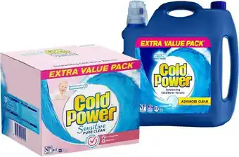 BIG W Cold Power Laundry Liquid 6-Litre or Powder 6kg offer