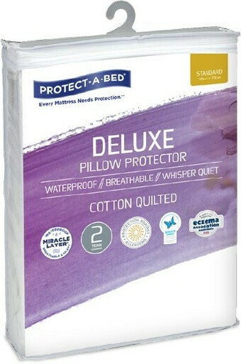 BIG W Protect-A-Bed Cotton Quilted Waterproof Pillow Protector offer