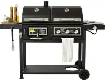 BIG W Contempo Dual Fuel Grill BBQ offer