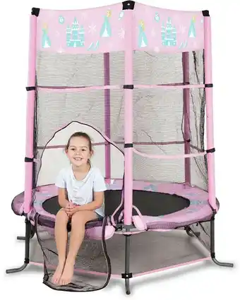 BIG W Action Sports 4.5ft Trampoline in Princess Castle^ offer