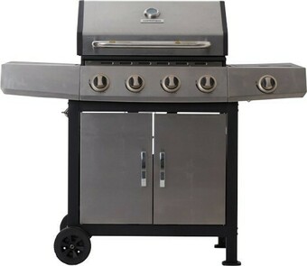 BIG W Contempo 4-Burner Premium Hooded BBQ - Black offer