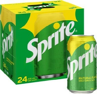 Sprite Cans 375ml 24 Pack