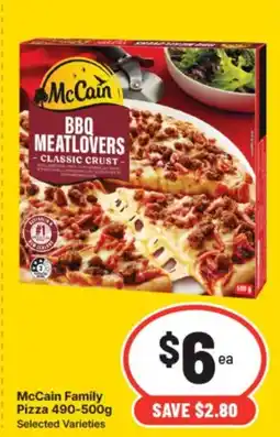 IGA McCain Family Pizza offer