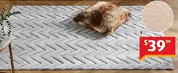 ALDI Jacquard Carved Rug offer