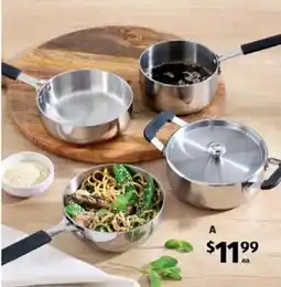ALDI Stainless Steel Mini Pans offer