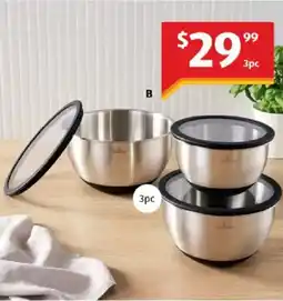 ALDI Stainless Steel Mixing Bowls offer