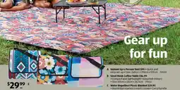 ALDI Water repellent picnic blanket offer