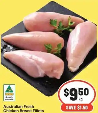 IGA Australian Fresh Chicken Breast Fillets offer