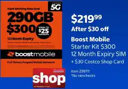 Costco Boost mobile offer