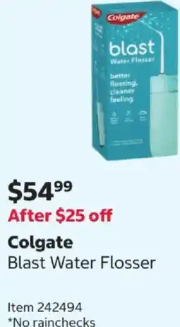 Costco Colgate blast water flosser offer