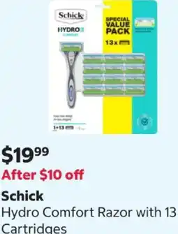 Costco Hydro comfort razor offer