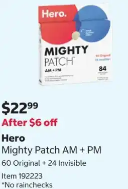Costco Mighty patch am + pm offer
