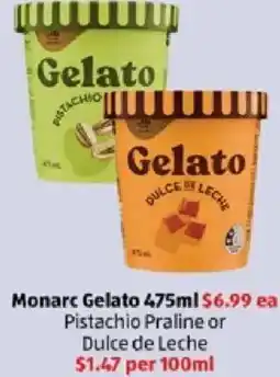 ALDI Monarc gelato offer