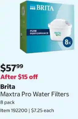 Costco Maxtra pro water filters offer