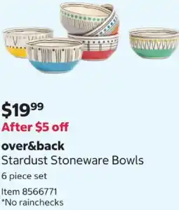 Costco Stardust stoneware bowls offer