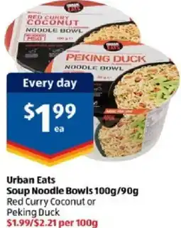 ALDI Soup noodle bowls offer