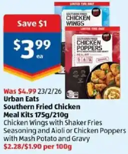 ALDI Southern Fried Chicken Meal Kits offer