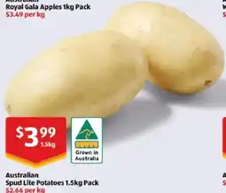 ALDI Australian spud lite potatoes offer