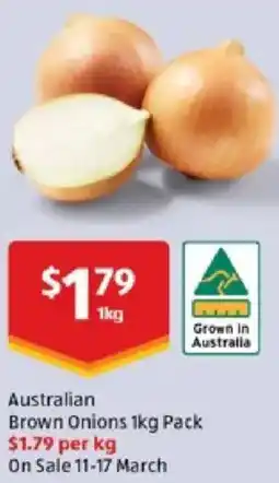 ALDI Australian brown onions offer