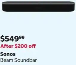 Costco Sonos beam soundbar offer