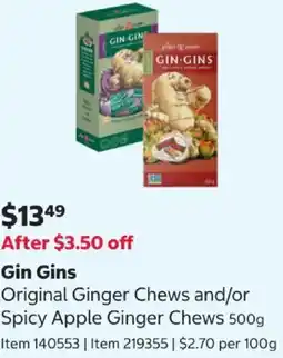 Costco Gin gins offer