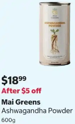 Costco Mai greens ashwagandha powder offer