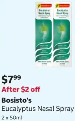 Costco Eucalyptus nasal spray offer