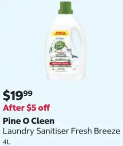 Costco Laundry sanitiser fresh breeze offer