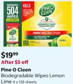 Costco Biodegradable wipes lemon lime offer