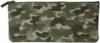 Kmart Single Zip Pencil Case - Camo offer